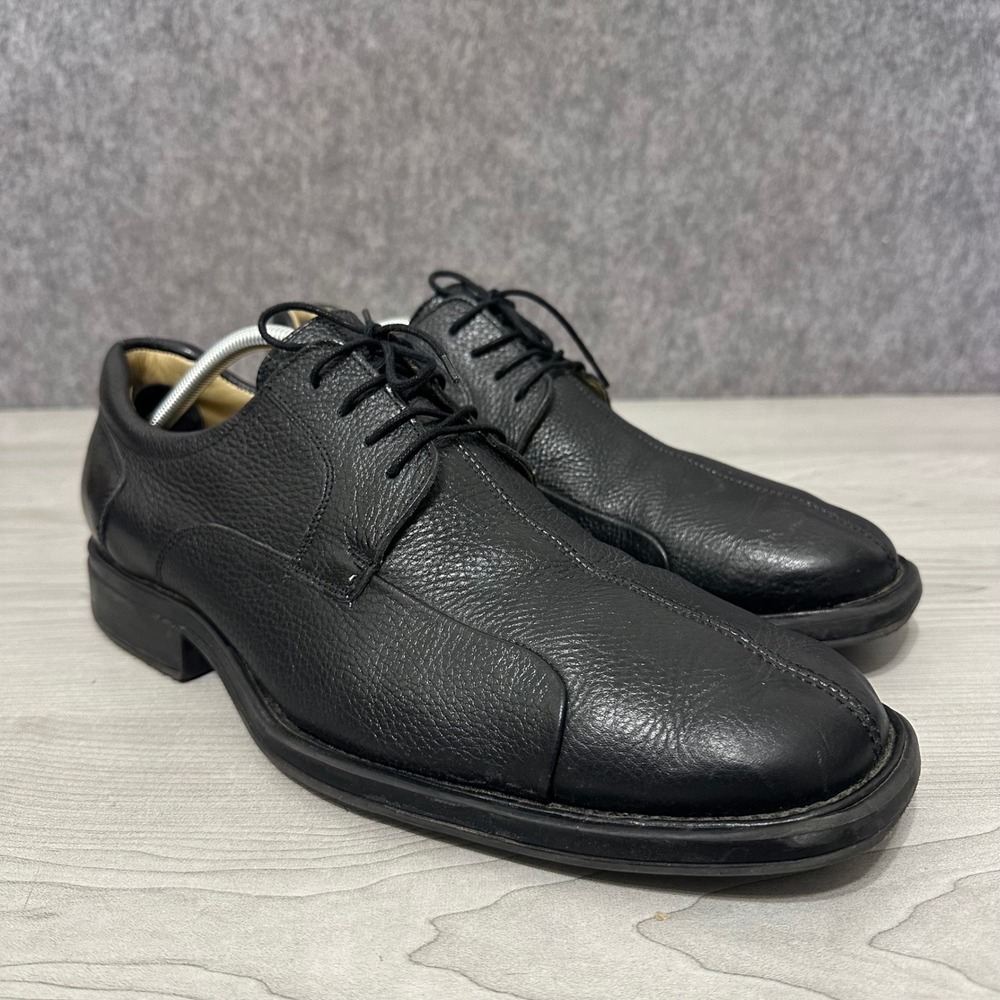 Studio‎ Belvedere Bay Bridge Men 14 Leather Dress Shoes Derby Pebbleds Brazil